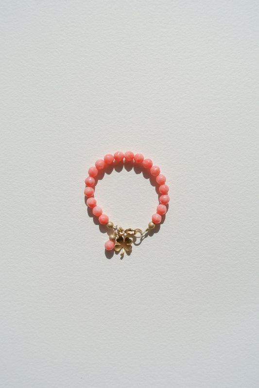 Glossy Bracelet in Coral
